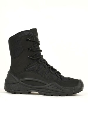 Canyon 1491 Schwarze Militärstiefel mit Reißverschluss - 1