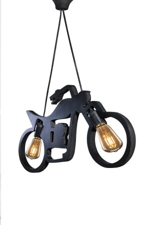 Çapır Motor Fahrrad Kronleuchter Pendelleuchte Moderne Rustikale Dekorative Retro 2-teilige Lampe UTSRM00000038 - 8