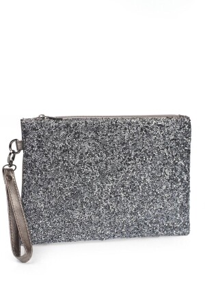 Capone Beaded Paris 220 Platinum Damen-Clutch 356-Z003-ETİ-220-001 - 8