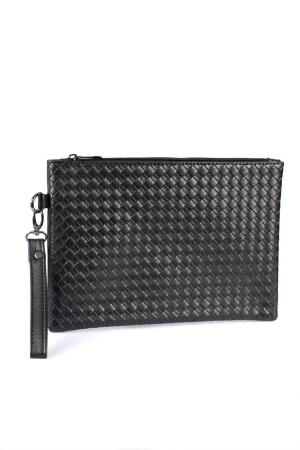 Capone gestrickte gemusterte Paris 222 schwarze Damen-Clutch - 7