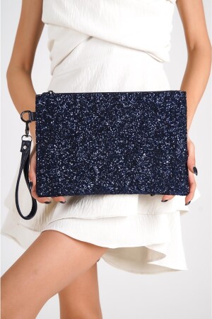 Capone Pailletten Paris 275 Marineblaue Damen-Clutch 356-Z003-CAM-275-001 - 4