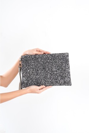 Capone Paris Black Platinum Damen-Clutch 356-Z003-CAM-221-001 - 6