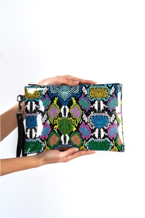 Capone Paris Multi Damen-Clutch 356-Z003-RKY-222-001 - 12