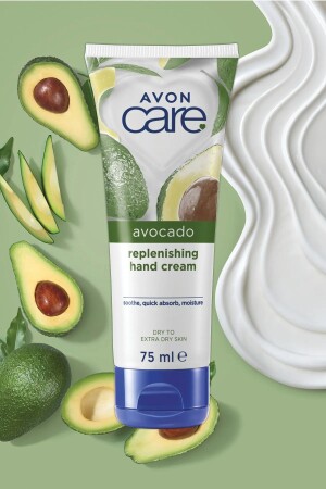 Care Avocado-Extrakt-Handcreme für trockene Haut 75 ml. - 4