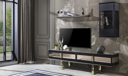 Cavalli Luxuriöses schwarzes Esszimmer - 6