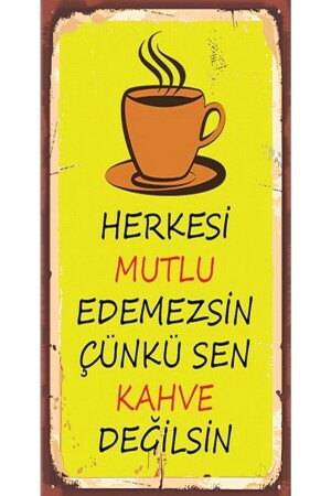 Çay Ve Kahve Temalı 6'lı Ahşap Duvar Poster Seti - Hbb Özel Seri - 8