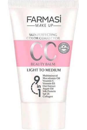 Cc Cream 50 ml Light to Medium 02 Nr - 3