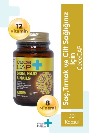 Cece Cap Skin Hair Nails (Haut, Haare und Nägel) 30 Kapseln - 2