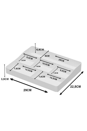 Çekmece Içi Masa Üstü Makyaj Kozmetik Takı Organizeri Düzenleyici - 5