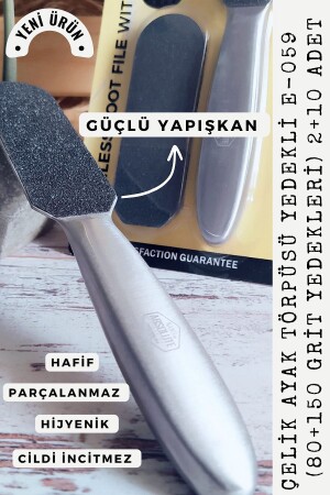 Çelik Topuk Törpüsü Yedekli E-059 - 7