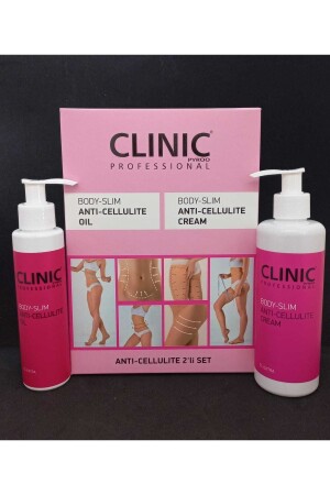 Cellulite-Cellulite Straffende Creme & Öl Doppelset - 4