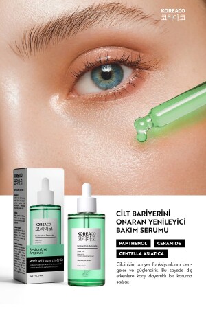 Centella & Cica & Ceramide - Onarıcı- Aydınlatıcı -24 Saat Nemlendirme Ampoule - 5