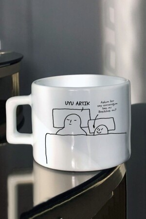 Çf My Love, Sleep Now, Me or Beşiktaş, bedruckte Tee-/Kaffeetasse mit Design - 3