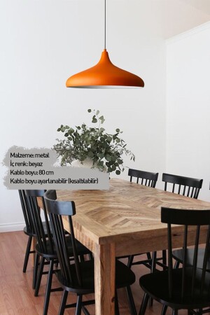 Champion Orange Einzel-Kronleuchter, Hängelampe, Wohnzimmer, Küche, Büro, Café, Boutique-Lampe, Beleuchtung, Kronleuchter - 5