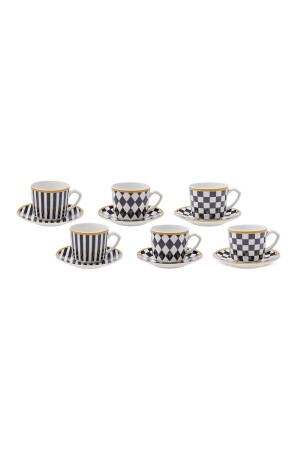 Chekers Kaffeetassen-Set für 6 Personen 80 ml 153. 03. 06. 6223 - 7