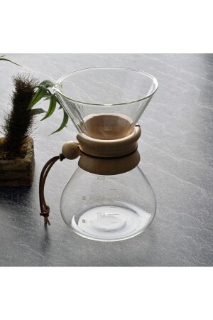 Chemex 400 Ml Cam Kahve Demleme Karafı THN87225 - 3