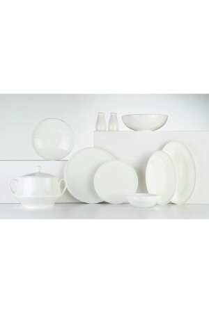 Chester White Che1000set24w 24-teiliges Tafelservice LE-CHE1000SET24W - 1