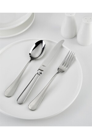 Chester White Che1000set24w 24-teiliges Tafelservice LE-CHE1000SET24W - 4