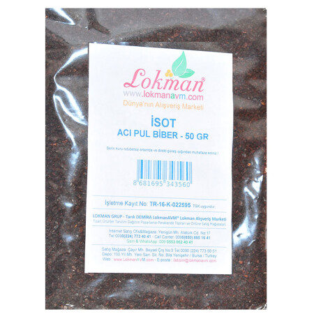 Chili Pepper Hot Isot Pepper 50 Gr Packung - 7