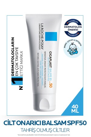 Cicaplast Baume B5 Spf50 - Onarıcı Bakım Kremi 40ml - 1