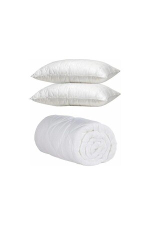 Çift Kişilik Microfiber Yorgan -2 Yastık Set MDMLSCKST - 2