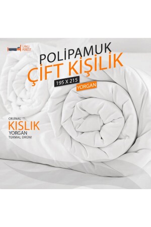 Çift Kişilik Termal Kışlık Puffysoft Poli Pamuk -195x215 Yorgan - 2