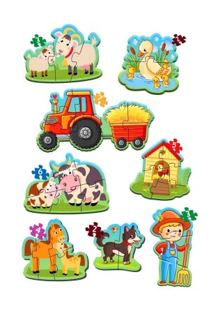 Çiftlik Hayvanları Baby Puzzle & Ilk Bebek Puzzle - 4