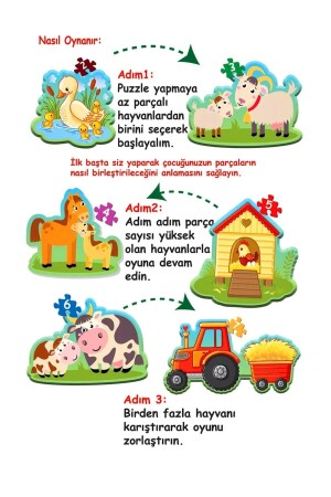 Çiftlik Hayvanları Baby Puzzle & Ilk Bebek Puzzle - 5