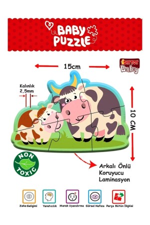 Çiftlik Hayvanları Baby Puzzle & Ilk Bebek Puzzle - 6