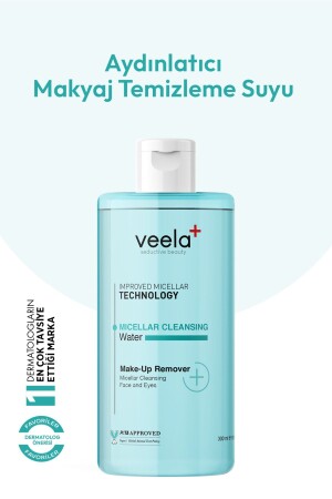 Cilt Aydınlatıcı Yüz Ve Makyaj Temizleme Suyu Micellar Cleansing Water V07 - 3