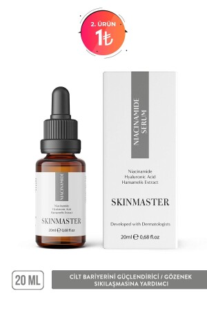 Cilt Bariyerini Güçlendirici Sebum Üretimini Dengeleyici Niacinamide Serum ( Niacinamide %5 - Ha ) S000009 - 1