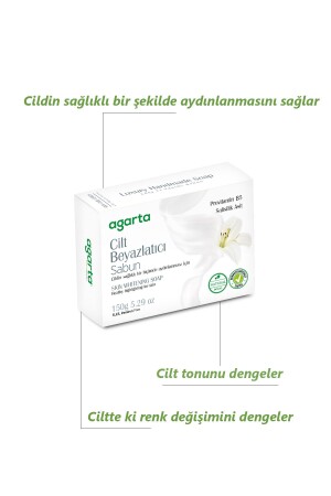 Cilt Beyazlatıcı Ve Cilt Tonu Eşitleyici Bitkisel Sabun 150 gr - 5