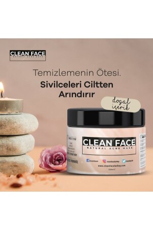 Cilt Maskesi Kil Maskesi - Siyah Nokta Karşıtı, Akne Karşıtı, Leke Karşıtı Ve Sivilce Karşıtı CLNFCFT021121 - 3