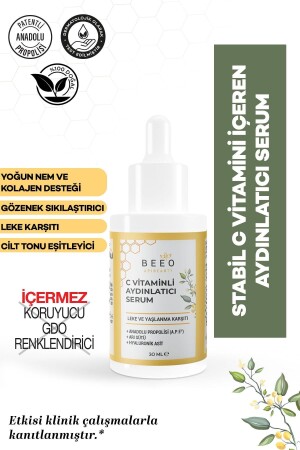 Cilt Tonu Eşitleyici & Aydınlatıcı C Vitaminli Serum 30 ml BEE152CVITS30G - 1