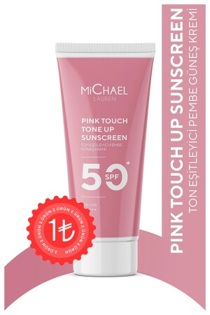 Cilt Tonu Eşitleyici Pink Touch SPF 50- Pembe Yüz Güneş Kremi PA-- 50 ML - 2