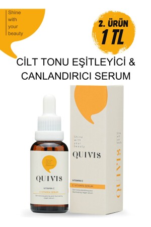 Cilt Tonu Eşitleyici ve Gözenek Sıkılaştırıcı C Vitamini Serum 30 ML QS0002 - 1