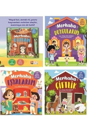 Cırt Cırtlı Hikaye Seti Merhaba Çiftlik - Duygularım - Orman - Eşyalarım 4 Kitap Set - 2