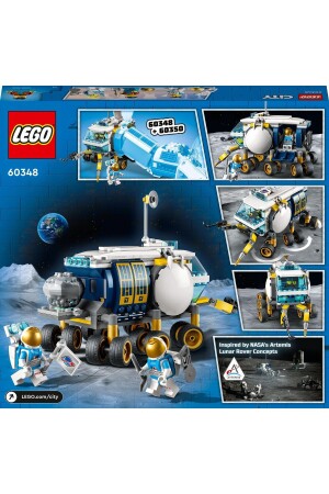 ® City Lunar Vehicle 60348 – Weltraumspielzeug-Bauset für Kinder ab 6 Jahren (275 Teile) S29507 - 6