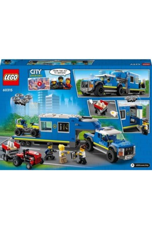 ® City Polis Mobil Komuta Kamyonu 60315 Yapım Seti (436 Parça) RS-L-60315 - 5