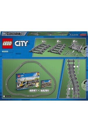 ® City Rails 60205 – Spielzeugbauset für Kinder (20 Teile) U297724 - 7