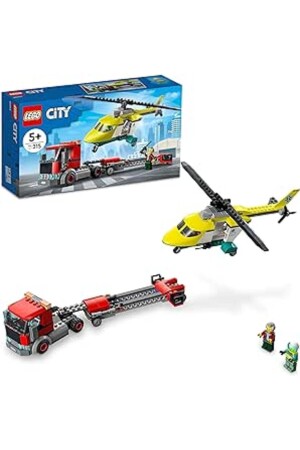 City Rescue Helicopter Transport 60343 – Für Kinder ab 5 Jahren (215 Teile) RS-L-60343 - 2