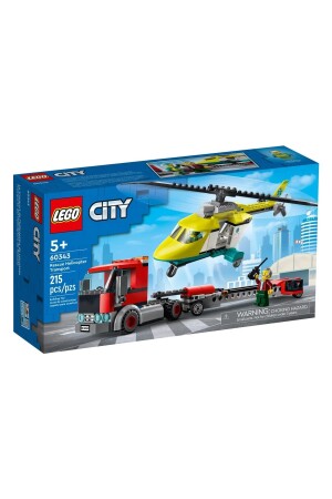 City Rescue Helicopter Transport 60343 – Für Kinder ab 5 Jahren (215 Teile) RS-L-60343 - 7