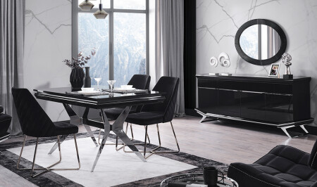 Clara Black Silver Esszimmer - 2