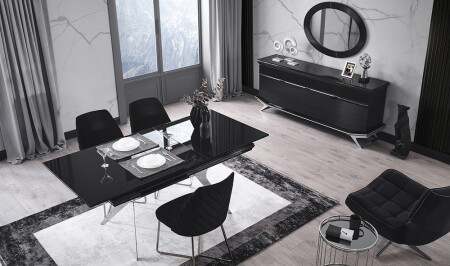 Clara Black Silver Esszimmer - 4