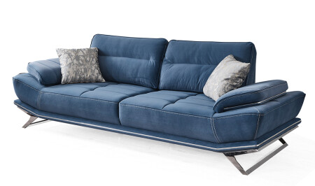 Clara Blaues Sofa - 4