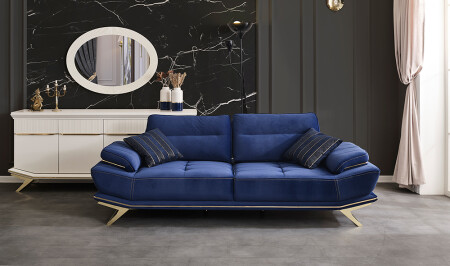 Clara Gold Sofa - 7