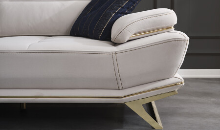 Clara Gold Sofa - 9