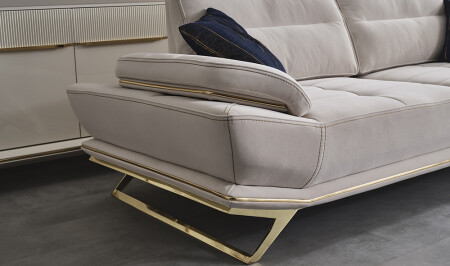 Clara Gold Sofa - 10