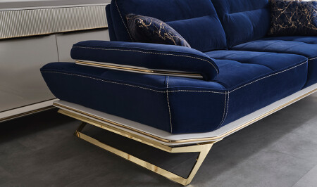 Clara Gold Sofa - 12