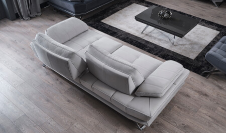 Clara Grey Sofa - 7